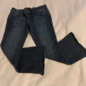Womens Tattoo Blue Jeans Size 34​​​​​​​​